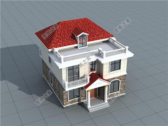 適合農(nóng)村建的110平方米的二層樓，怪不得越來越多的朋友回鄉(xiāng)建房