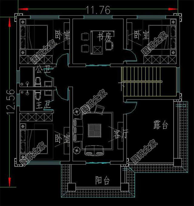 鄉(xiāng)村自建進(jìn)深13米的三層別墅，干凈大氣有露臺(tái)，大部分家庭都能建