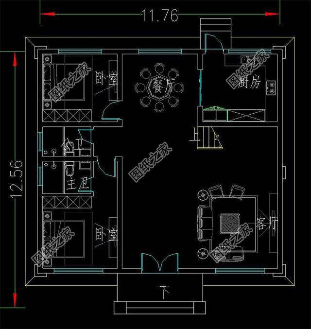 鄉(xiāng)村自建進(jìn)深13米的三層別墅，干凈大氣有露臺(tái)，大部分家庭都能建