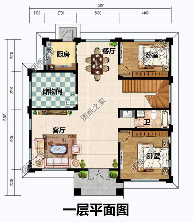 鄉(xiāng)村自建進(jìn)深13米的三層別墅，干凈大氣有露臺(tái)，大部分家庭都能建