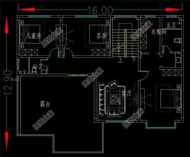 5款180平左右的農(nóng)村二層房屋圖,第四款帶洗衣房，你有沒(méi)有喜歡的？