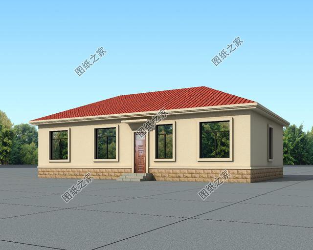 進深10米開間15米左右的一層平房，空間足，真想擁有一套