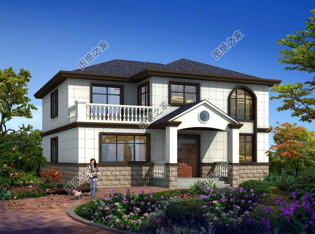 農(nóng)村二層樓房帶大露臺(tái)，功能齊全，既可以休閑又可以晾曬