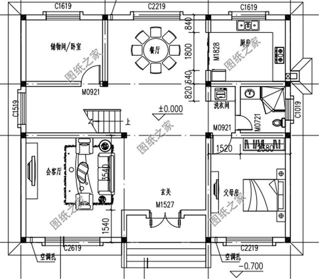 農(nóng)村二層樓房帶大露臺(tái)，功能齊全，既可以休閑又可以晾曬