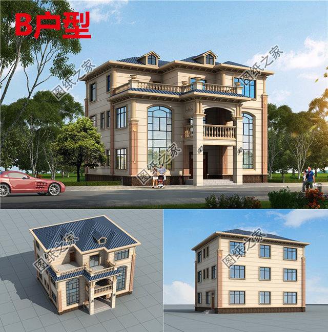 農(nóng)村三層自建房戶型圖，農(nóng)村建房不懂選什么戶型的可以來看看