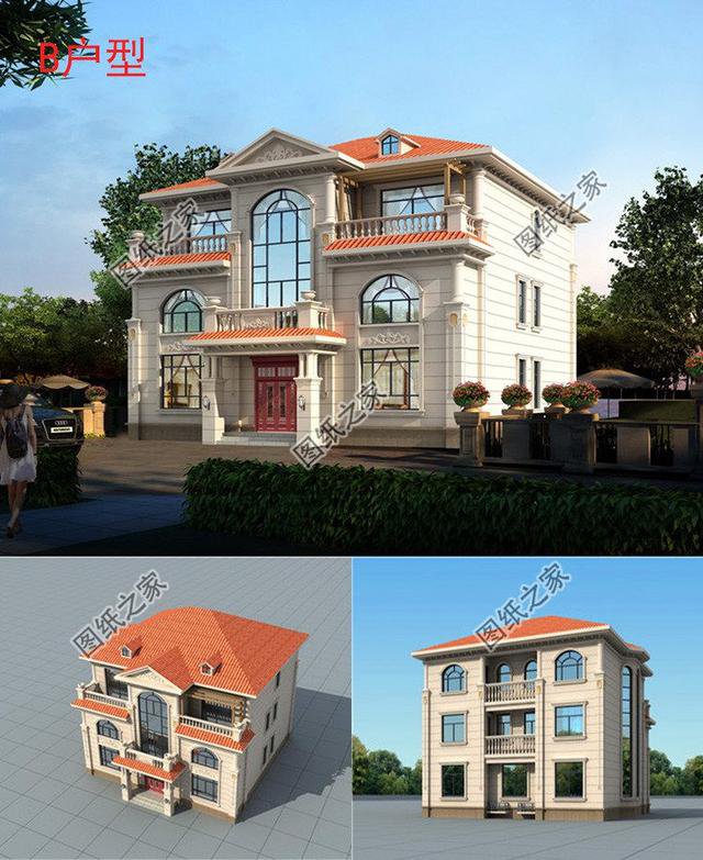 農(nóng)村三層自建房戶型圖，農(nóng)村建房不懂選什么戶型的可以來看看