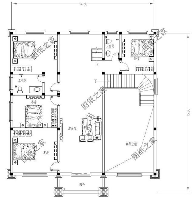 農(nóng)村大氣的三層樓房，看完真想拆了自家房子重新建，尤其是第三套