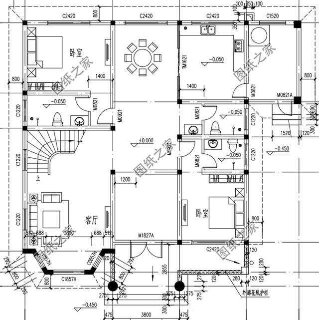 鄉(xiāng)村普通自建房戶型圖，這幾套戶型滿足農(nóng)村老百姓建房的心