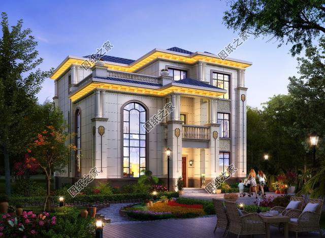 農村三層樓房磚混結構設計圖，質量安全高，房屋設計的合理