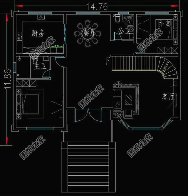 農(nóng)村帶地下室自建樓房圖片，要想建一棟房子，沒有地下室怎么行？