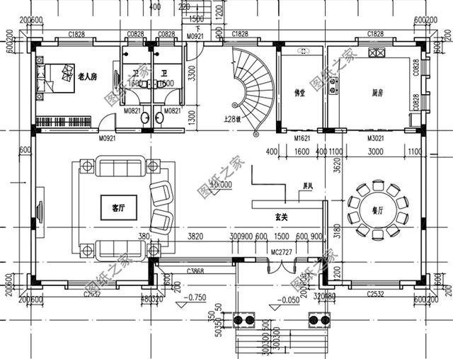 進(jìn)深14米農(nóng)村自建房戶型圖，外觀精致，舒適的布局，新房就選這樣