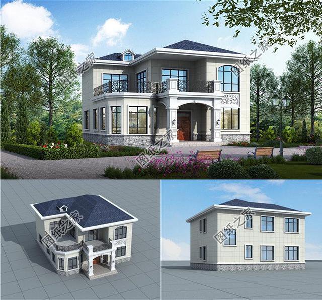 進(jìn)深14米農(nóng)村自建房戶型圖，外觀精致，舒適的布局，新房就選這樣