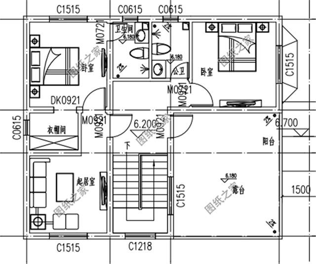 農(nóng)村小戶型自建房設(shè)計(jì)圖，第3套進(jìn)深8米，造價(jià)9萬(wàn)