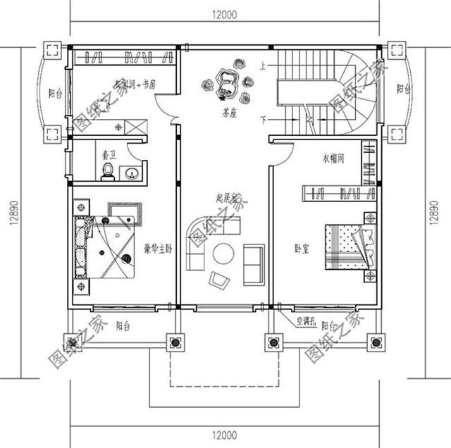 農(nóng)村四層樓房外觀圖，功能齊全，這樣的別墅蓋起來全村都羨慕