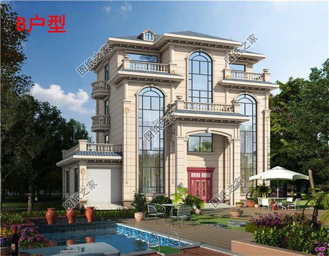 農(nóng)村四層樓房外觀圖，功能齊全，這樣的別墅蓋起來全村都羨慕