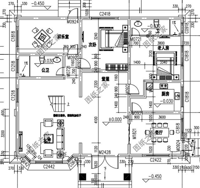 農(nóng)村新款別墅設(shè)計圖，造型美觀還接地氣，最低造價15萬