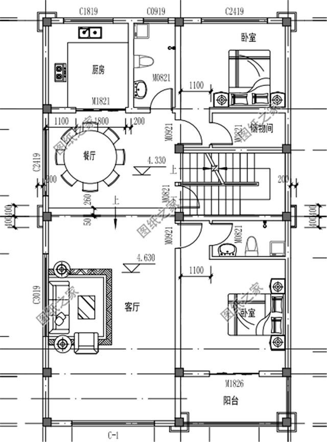 帶商鋪的農(nóng)村自建房圖片，一樓做生意，二層供居住，兩不誤