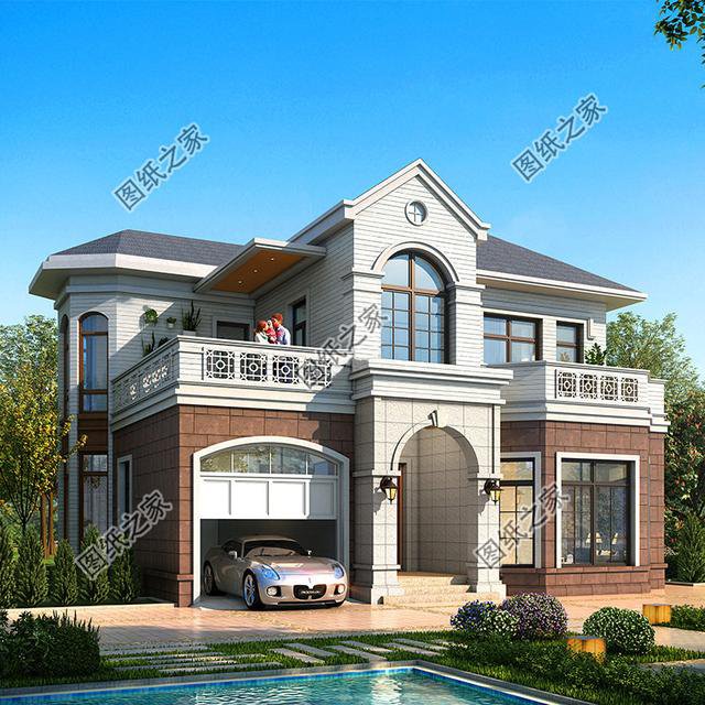 開間12米農(nóng)村建房圖，戶型方正布局合理，成為了建房主潮流