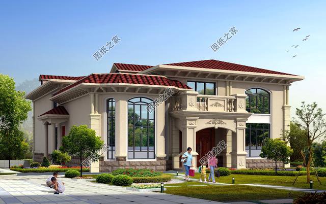 農(nóng)村復(fù)式二層別墅設(shè)計圖，圖紙簡單老爸都能看得懂，看完收藏了