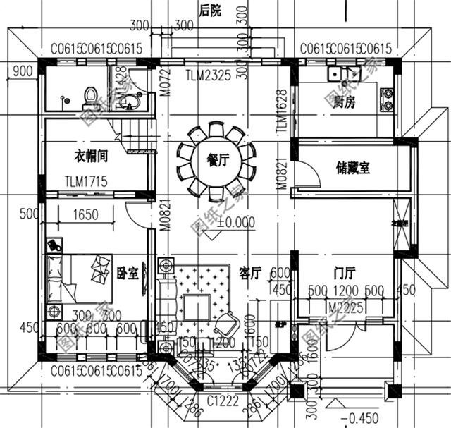 鄉(xiāng)下二層建房110平米別墅戶型圖，造價(jià)不到30萬，非常接地氣