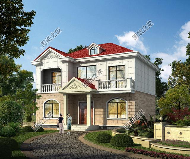 鄉(xiāng)下二層建房110平米別墅戶型圖，造價(jià)不到30萬，非常接地氣