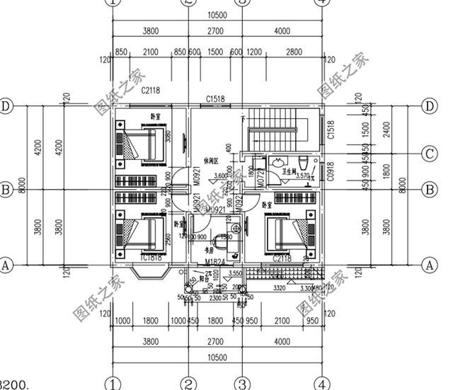農(nóng)村10×8米房子設(shè)計(jì)圖，戶型雖小，但絲毫不影響它的美觀