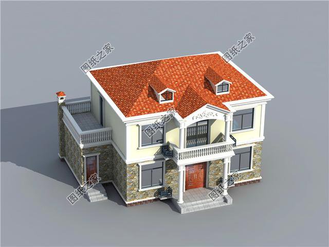 農(nóng)村二層自建房設(shè)計(jì)圖，經(jīng)濟(jì)漂亮，看完這三款誰還會(huì)在城里買房