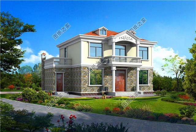 農(nóng)村二層自建房設(shè)計(jì)圖，經(jīng)濟(jì)漂亮，看完這三款誰還會(huì)在城里買房