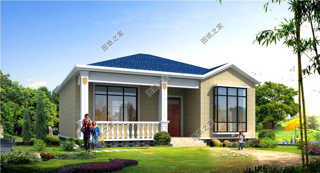 一層自建房圖紙，最后一款養(yǎng)老房的首選，圖紙看完快收藏