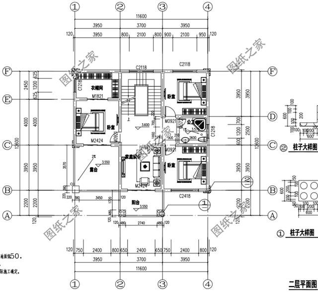 145平米二層樓設(shè)計(jì)圖，美觀又大氣，經(jīng)典戶型值得擁有