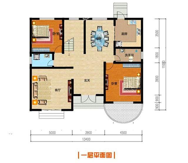 145平米二層樓設(shè)計(jì)圖，美觀又大氣，經(jīng)典戶型值得擁有