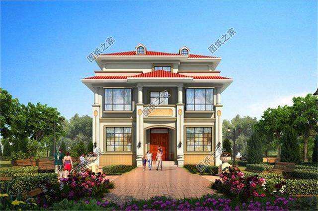 農(nóng)村兩層半別墅設(shè)計圖，最高造價才32萬，建過的都說好