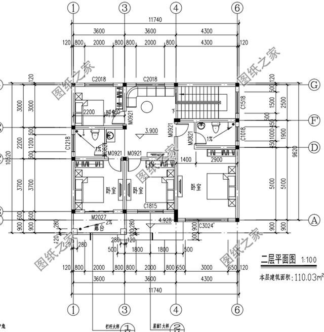 農(nóng)村二層坡屋頂樓房設(shè)計圖，絕美的設(shè)計，最最符合農(nóng)村建造的戶型