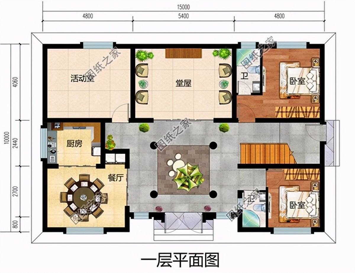 強(qiáng)烈推薦三款農(nóng)村四合院設(shè)計(jì)圖，這樣的別墅在農(nóng)村建一棟絕對(duì)有面子