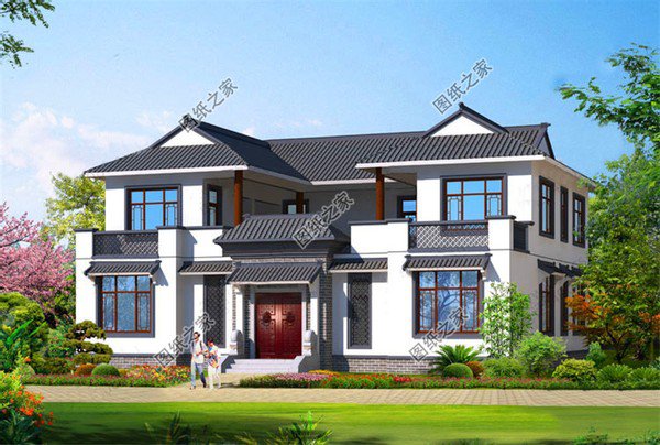 強(qiáng)烈推薦三款農(nóng)村四合院設(shè)計(jì)圖，這樣的別墅在農(nóng)村建一棟絕對(duì)有面子