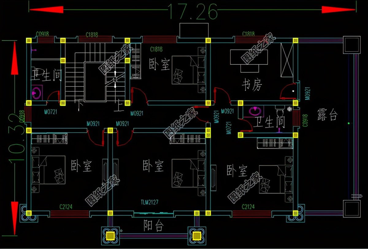 農(nóng)村帶車庫(kù)房子設(shè)計(jì)圖，建房沒(méi)車庫(kù)怎么行，趕快收了回家建一棟