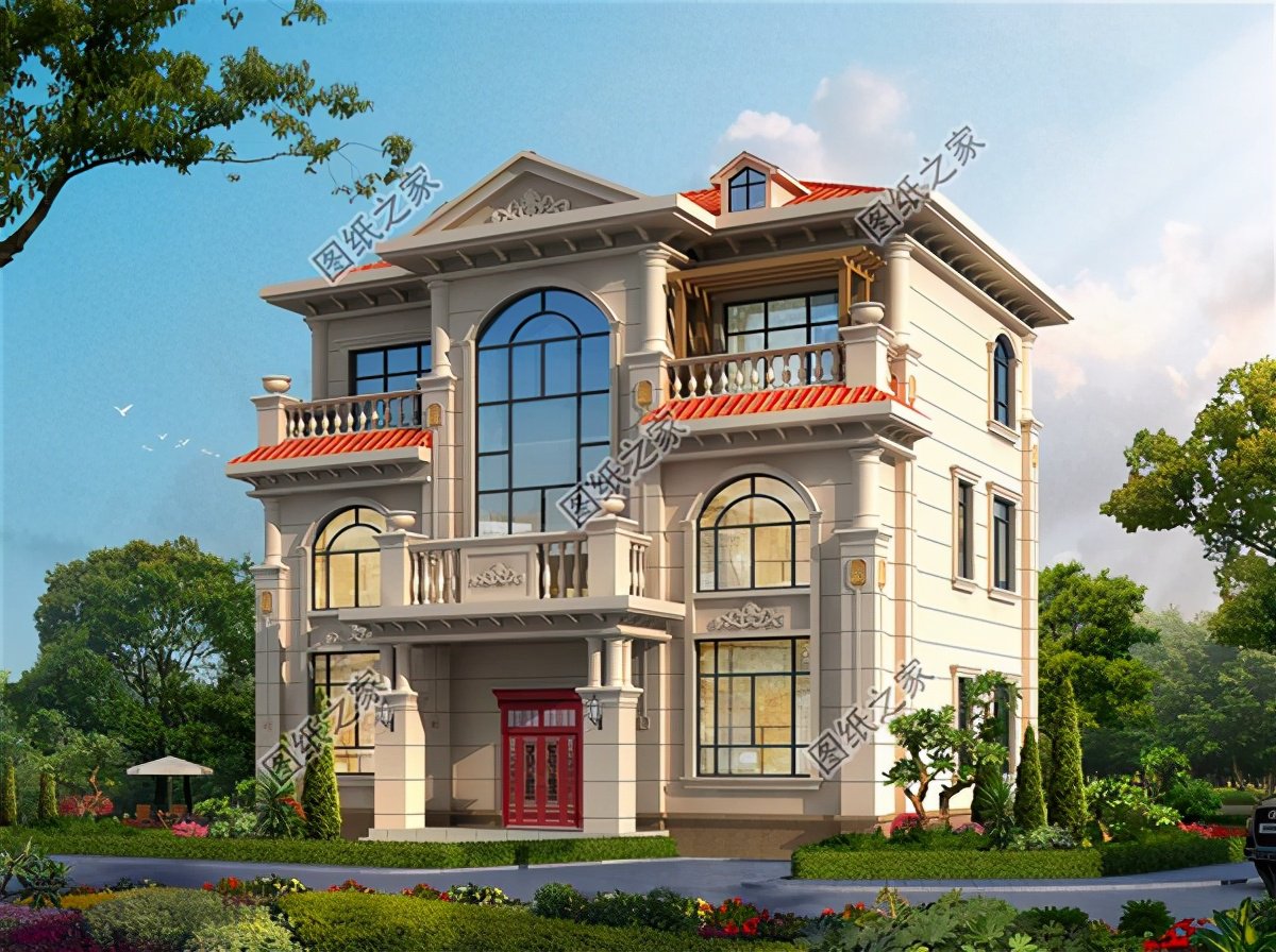 農(nóng)村三層復(fù)式樓房設(shè)計(jì)圖，挑高客廳，公認(rèn)的農(nóng)村好戶型