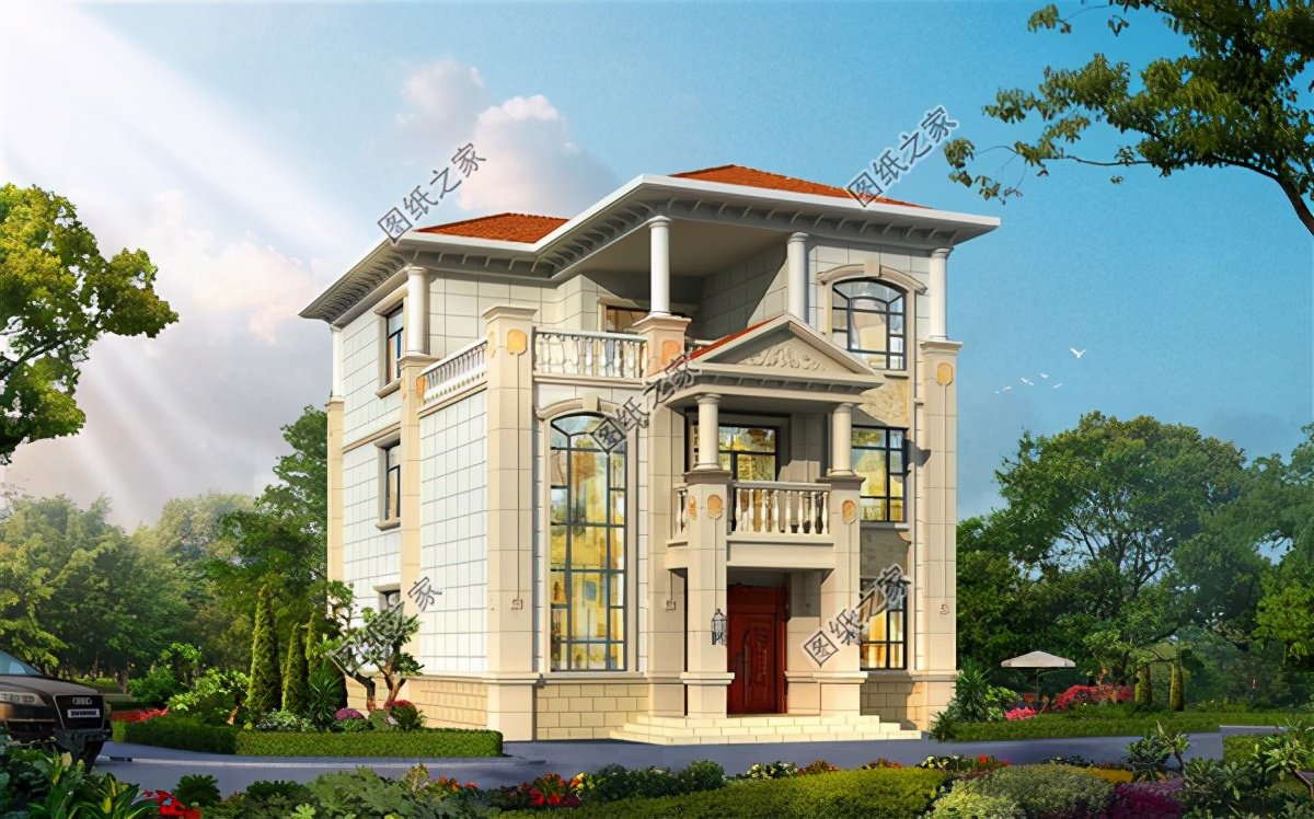 農(nóng)村三層復(fù)式樓房設(shè)計(jì)圖，挑高客廳，公認(rèn)的農(nóng)村好戶型