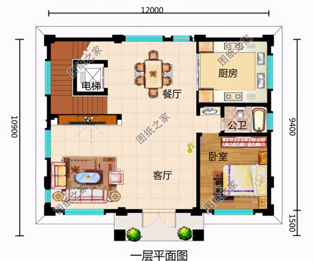 農(nóng)村三層復(fù)式樓房設(shè)計(jì)圖，挑高客廳，公認(rèn)的農(nóng)村好戶型