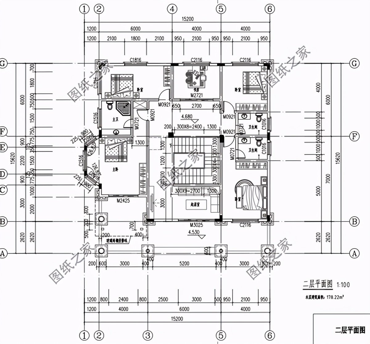 帶地下室二層樓設計圖，布局太實用了，朋友們還等什么呢