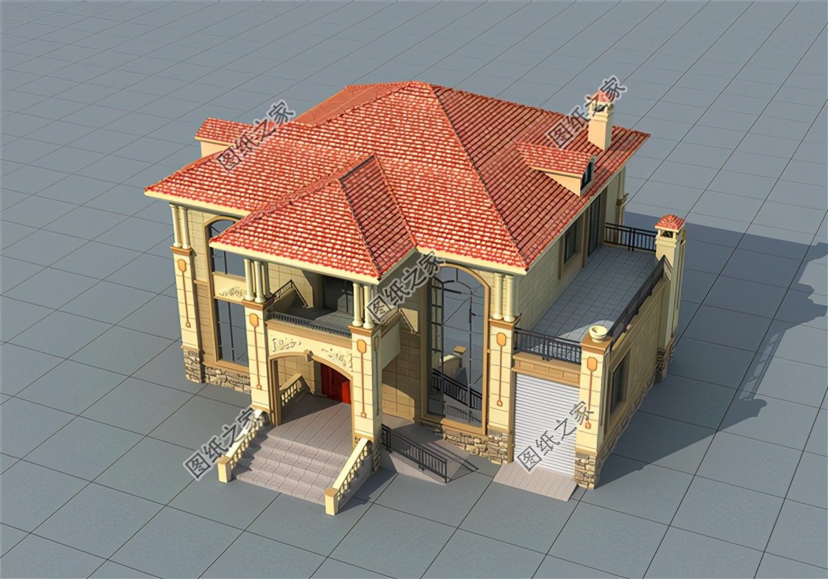 最新款二層別墅設(shè)計(jì)圖，回到農(nóng)村建房子，果然還是二層的最受喜愛