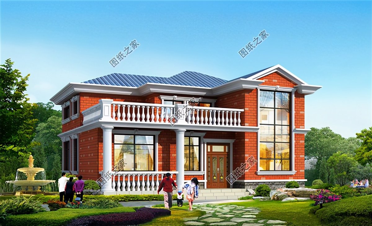 普通二層樓設(shè)計(jì)圖，戶型簡單造價(jià)低，看上哪款趕快收藏別錯(cuò)過