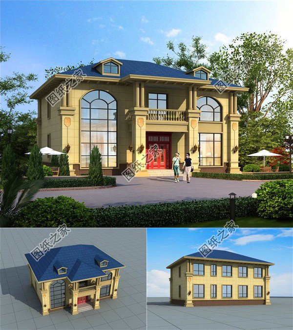 普通二層樓設(shè)計(jì)圖，戶型簡單造價(jià)低，看上哪款趕快收藏別錯(cuò)過