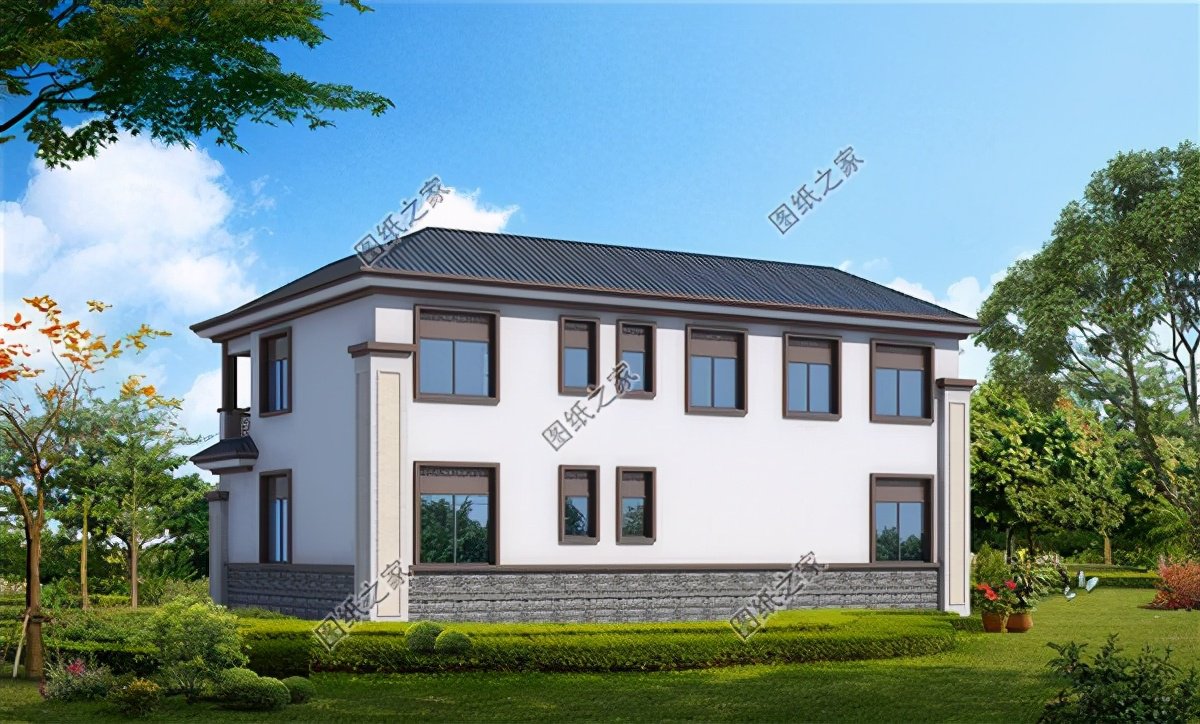 進(jìn)深9米的別墅，在農(nóng)村建的相當(dāng)火熱，顏值和布局挑不出毛病