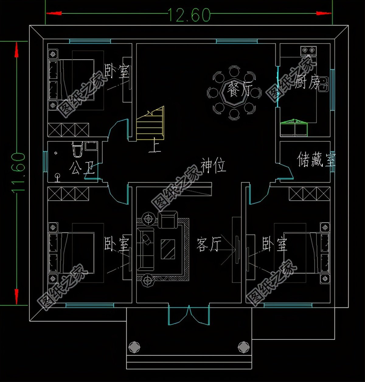 寬13長12的自建房設(shè)計(jì)，馬上收藏起來，助你年后開工大吉