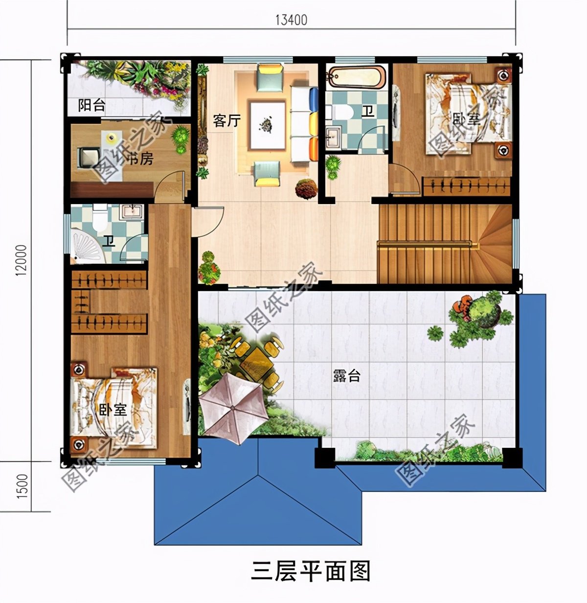 寬13長12的自建房設(shè)計(jì)，馬上收藏起來，助你年后開工大吉