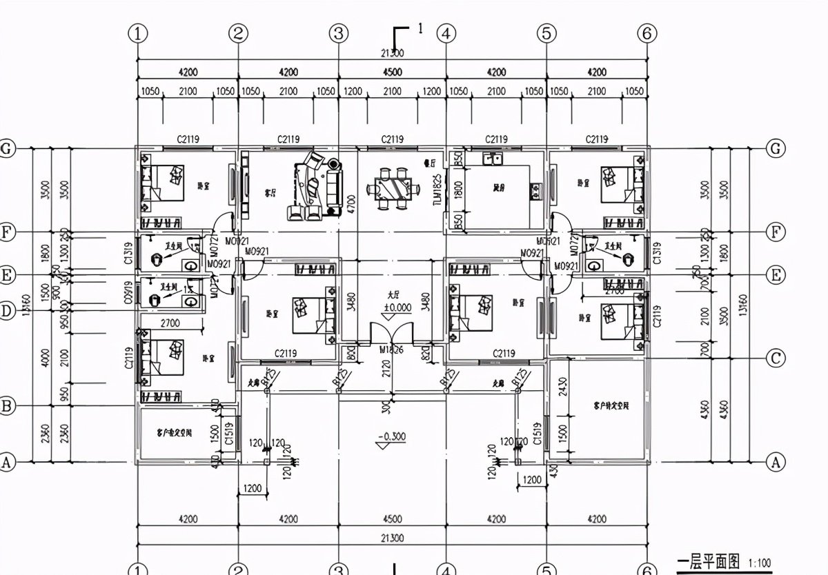 鄉(xiāng)村建的四合院一層設(shè)計(jì)，百萬(wàn)豪宅的既視感，開(kāi)啟一年好兆頭