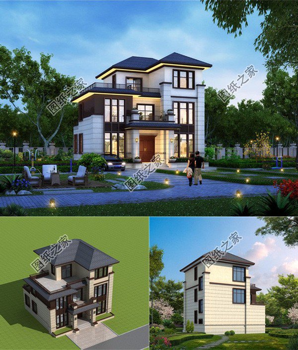 2024年設(shè)計(jì)師款的中式三層樓，古典淡雅，發(fā)現(xiàn)細(xì)節(jié)之美