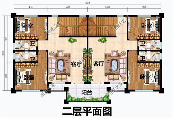 單戶開(kāi)間10米左右雙拼房，小弟齊心建一棟，建房成本省一半