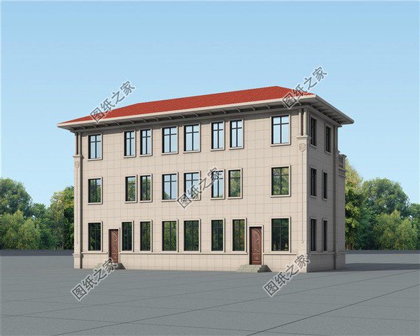 單戶三間的雙拼自建房，合力建雙拼別墅有顏又省錢，和和美美